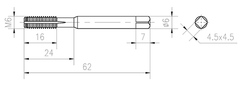 圆角头立铣刀细节矢量图 圆角头立铣刀细节矢量图